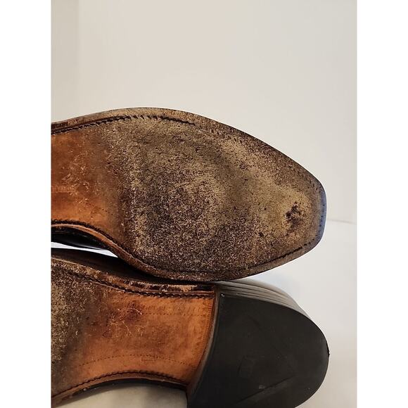 Allen Edmonds mens 10 D Wendell Oxford Dress Shoes Brown Leather Lace Up main image 5